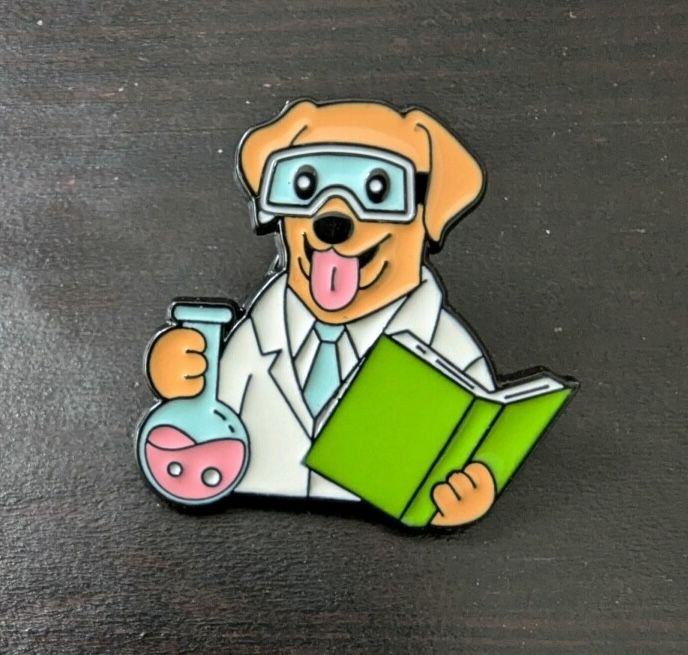 Lab Dog Lapel Pin