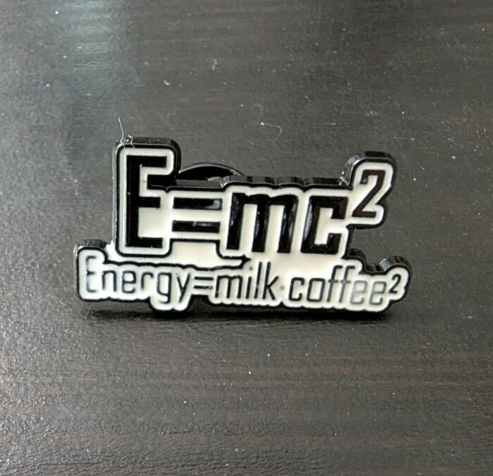 E=mc² Lapel Pin