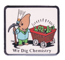 We Dig Chemistry Lapel Pin