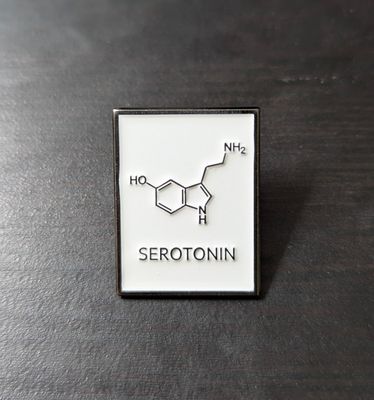 Serotonin Lapel Pin