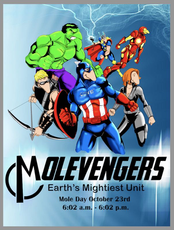 MOLEvengers Window Cling