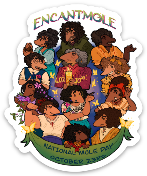 Encantmole Vinyl Sticker