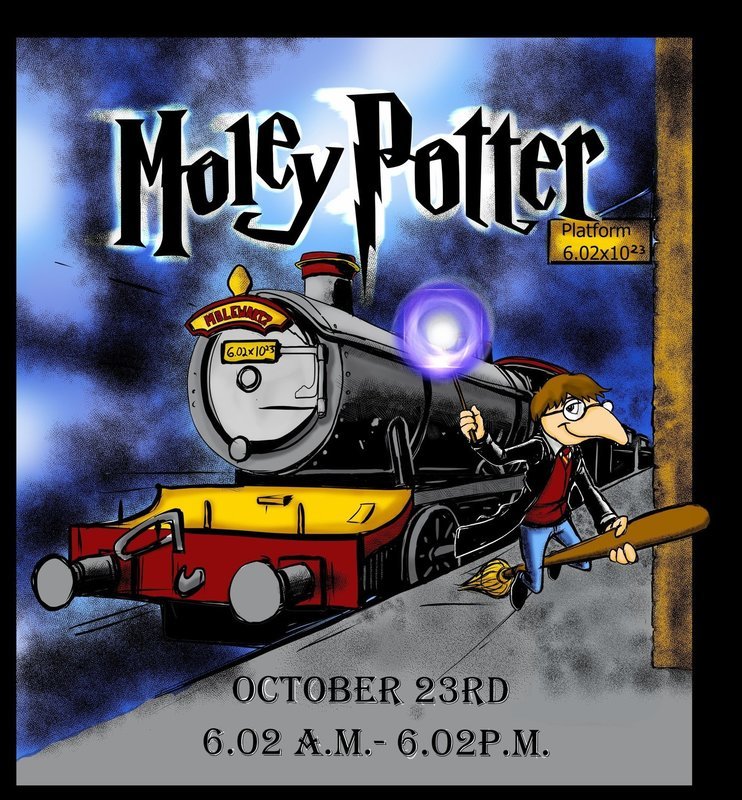 Moley Potter Window Cling