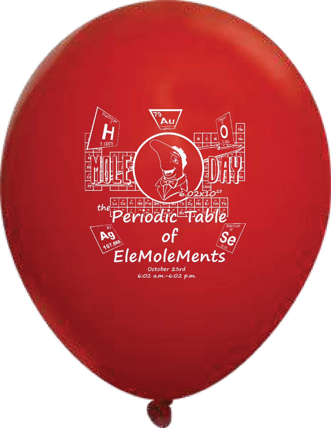 2016 Periodic Table EleMoleMents Balloon