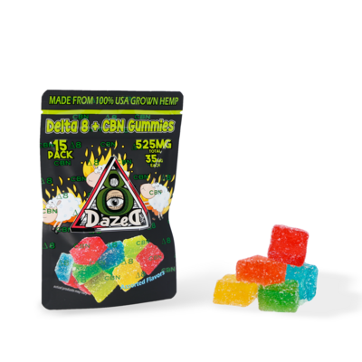 CBN + D8 Gummies (15 pack)