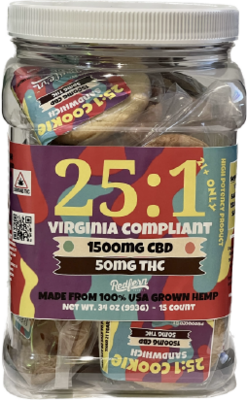 25:1 Virginia Compliant - Cookie Sandwich
