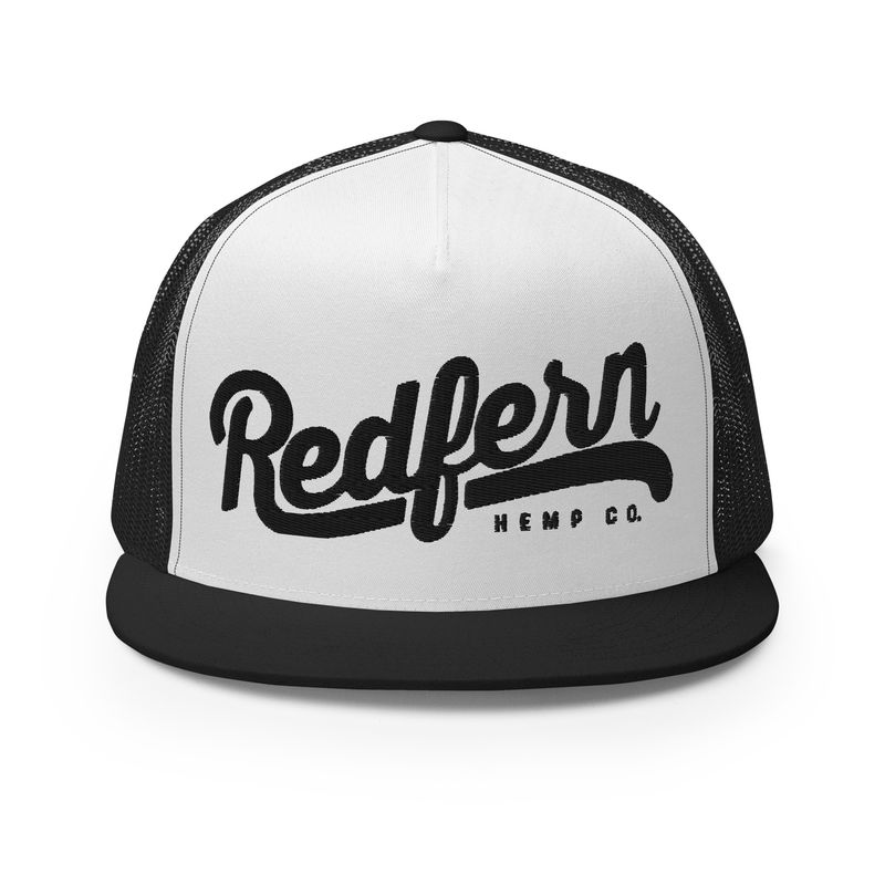 Redfern Hemp Co. Trucker Cap (Black Logo)