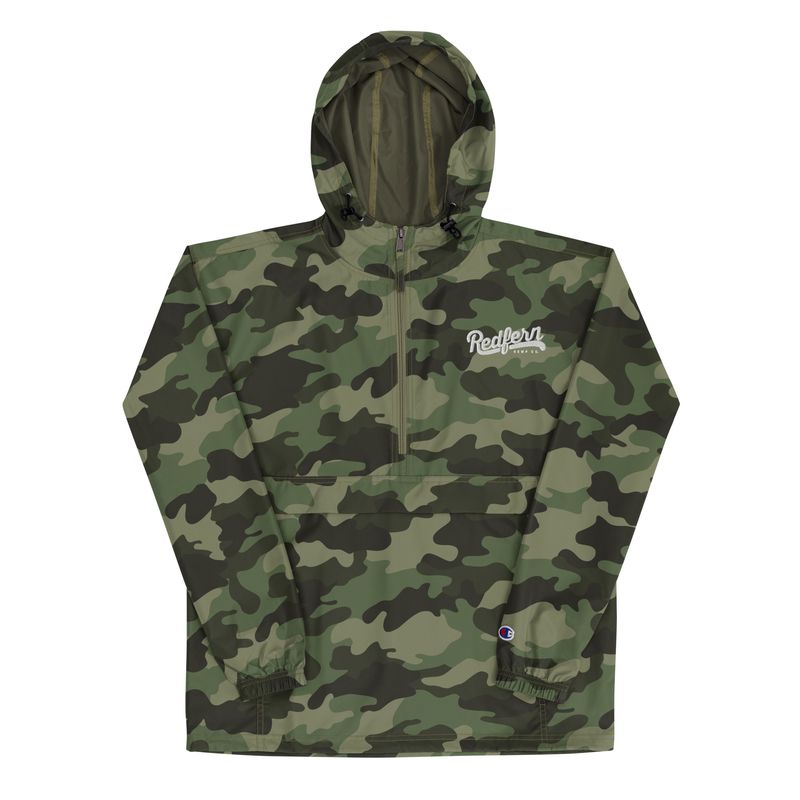 Redfern Embroidered Champion Packable Jacket Redfern Embroidered Champion Packable Jacket