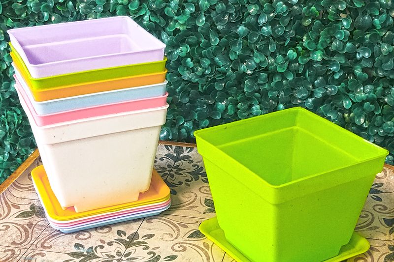 Pastel Colored Mini Planters