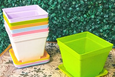 Pastel Colored Mini Planters
