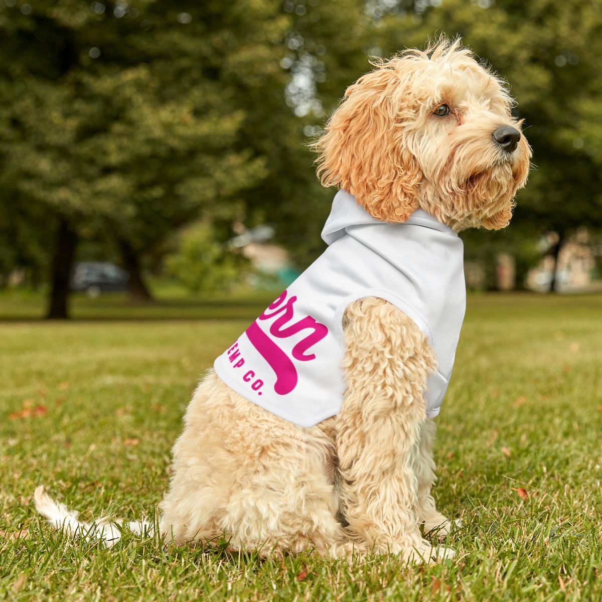 Redfern Hemp Co. (Pink) Pet Hoodie