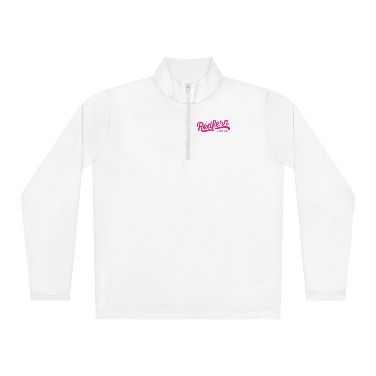 Redfern Hemp Co. Women&#39;s Quarter-Zip Pullover, Colors: White, Sizes: XS