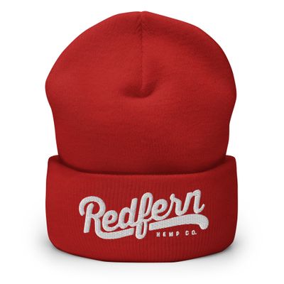 Redfern Hemp Co. Cuffed Beanie (White Logo) Redfern Hemp Co. Cuffed Beanie (White Logo)