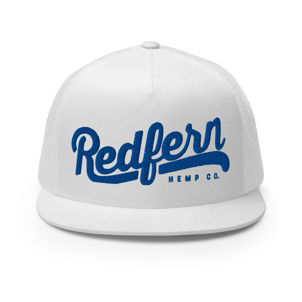 Redfern Hemp Co. Trucker Cap (Blue Logo) Redfern Hemp Co. Trucker Cap (Blue Logo)