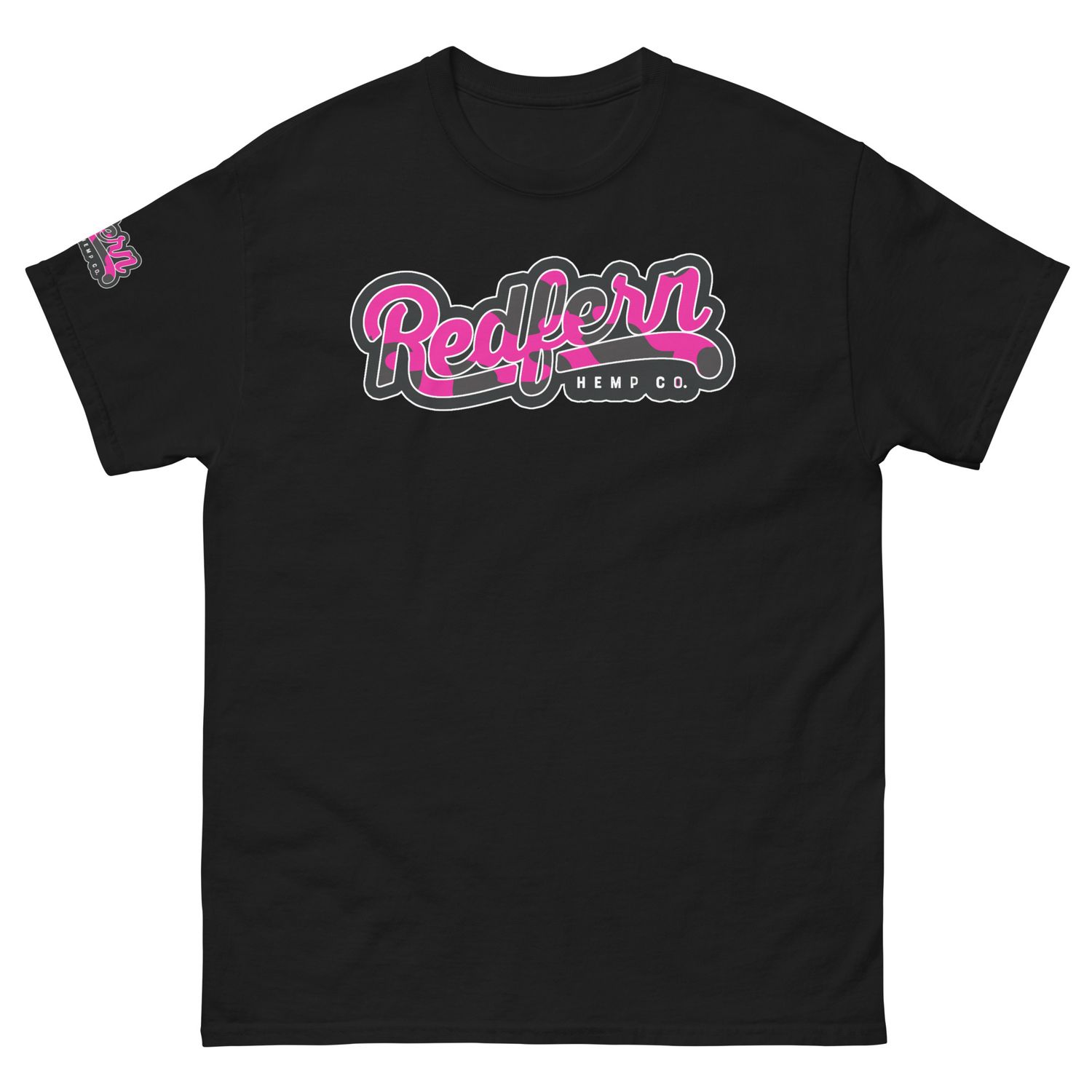 Redfern&#39;s Pink &amp; Black Camo T-Shirt