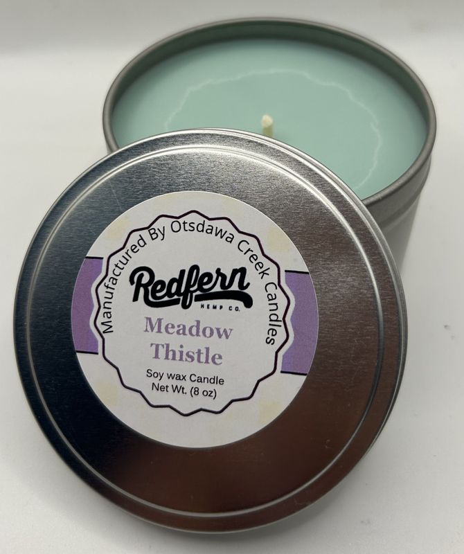 Redfern Hemp Co. &quot;Meadow Thistle&quot; Scented Candle