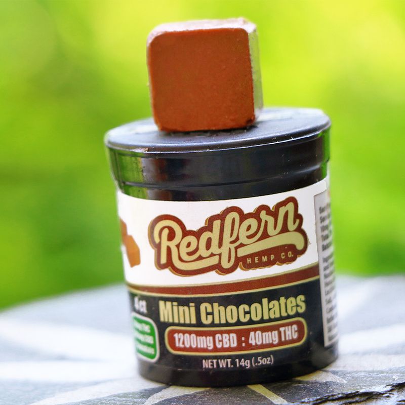 Mini Chocolates | 4ct - 300mg CBD &amp; 10mg THC ea.