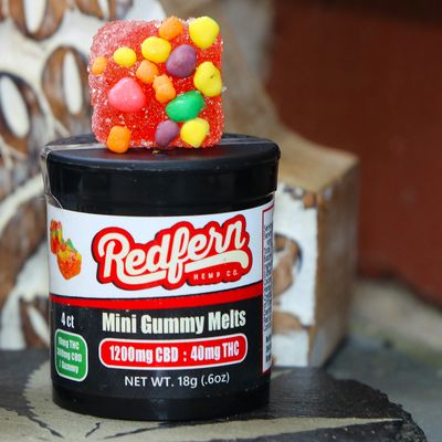 Mini Gummy Melts | 4ct - 300mg CBD &amp; 10mg THC ea.