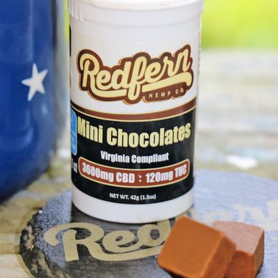 25:1 Mini Chocolates | 12 ct - 10mg THC &amp; 300mg CBD Ea.