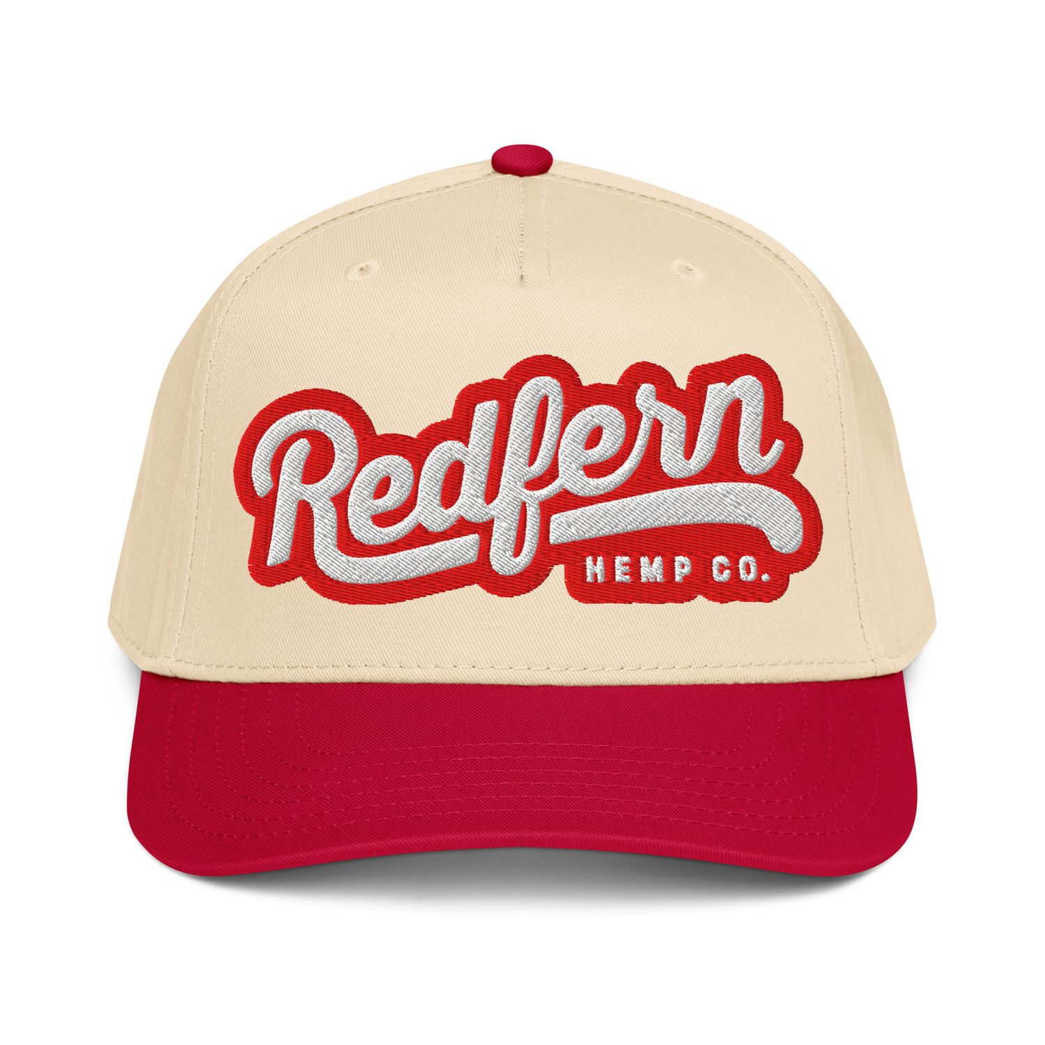 Redfern Hemp Co. Trucker Cap (Red & White)