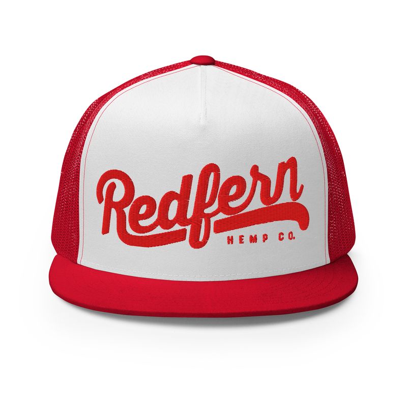 Redfern Hemp Co. Trucker Cap (Red Logo) Redfern Hemp Co. Trucker Cap (Red Logo)