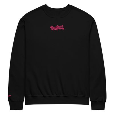 Redfern Elite Crew neck sweatshirt (Pink Logo) Redfern Elite Crew neck sweatshirt (Pink Logo)