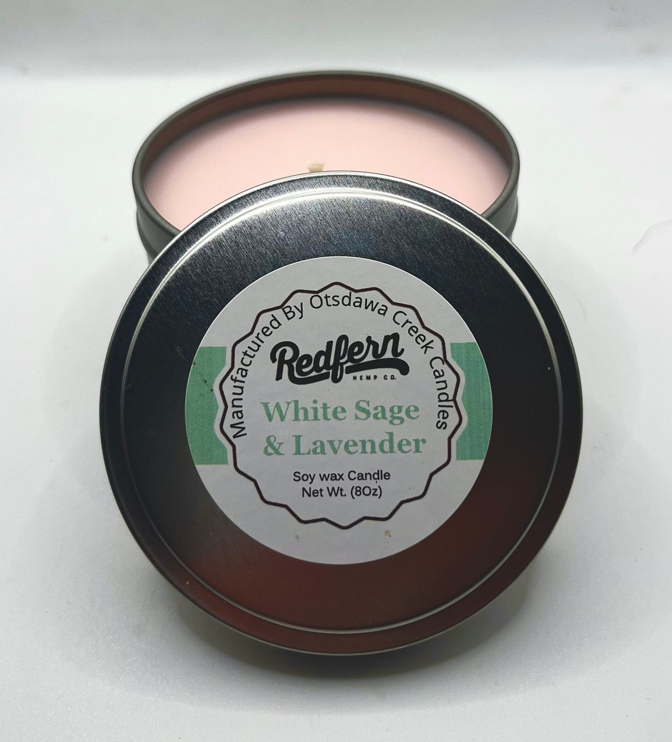 White Sage & Lavender Scented Candle