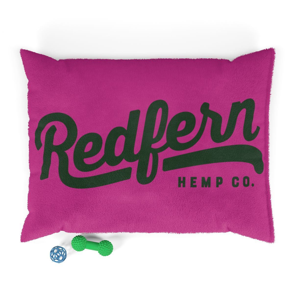 Redfern Hemp Co. (Pink) Pet Bed, Sizes: 40" × 30"