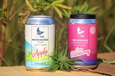 Luna Microdosed Fruited Ciders (2mg) Luna Microdosed Fruited Ciders (2mg)