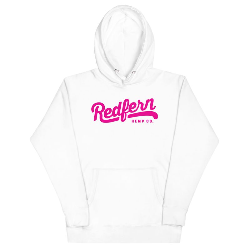 Redfern Hemp Co. Hoodie (Pink Logo) Redfern Hemp Co. Hoodie (Pink Logo)