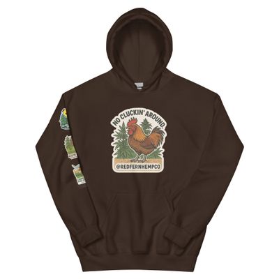 No Cluckin' Around- Sticker Inspired Hoodie