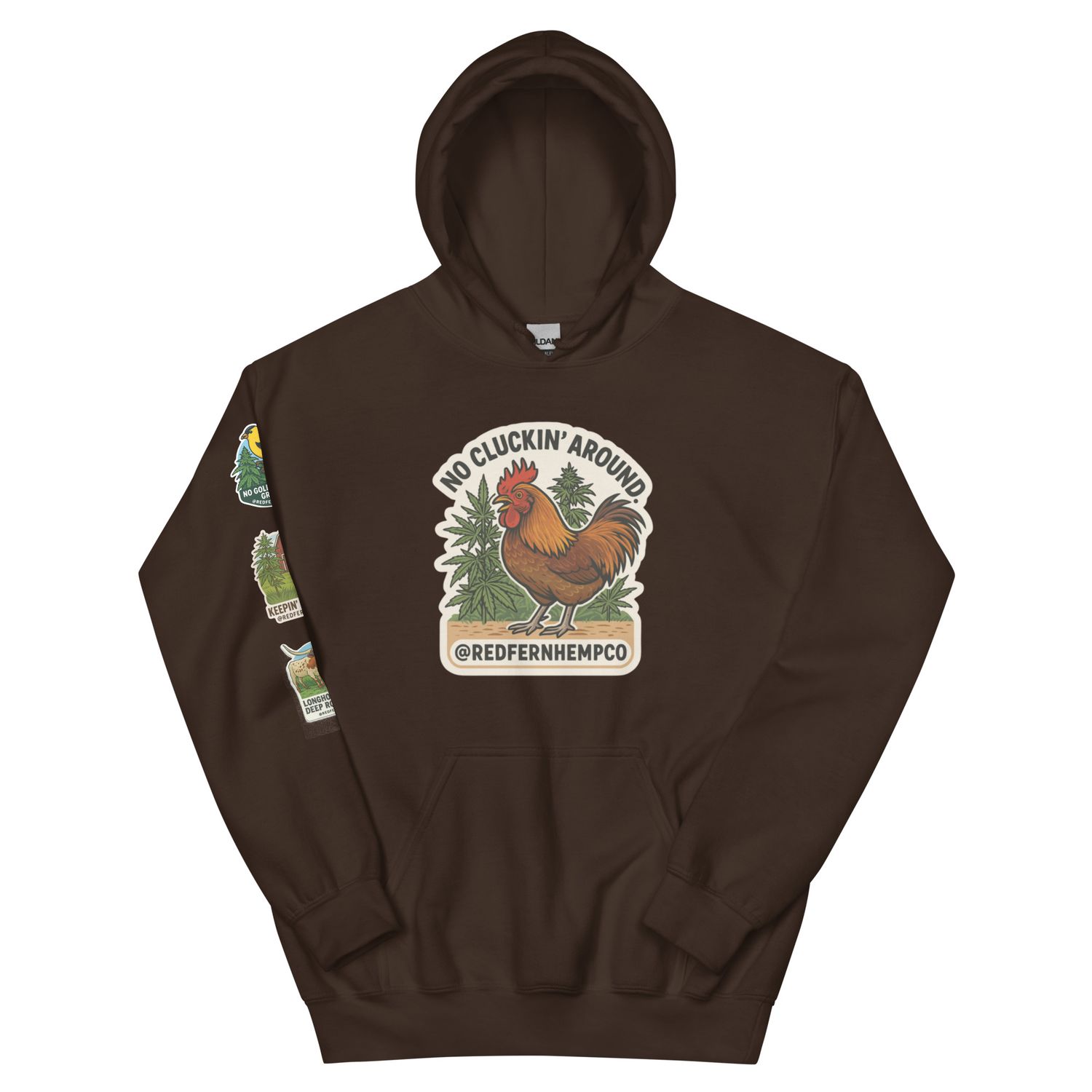 No Cluckin' Around- Sticker Inspired Hoodie No Cluckin' Around- Sticker Inspired Hoodie