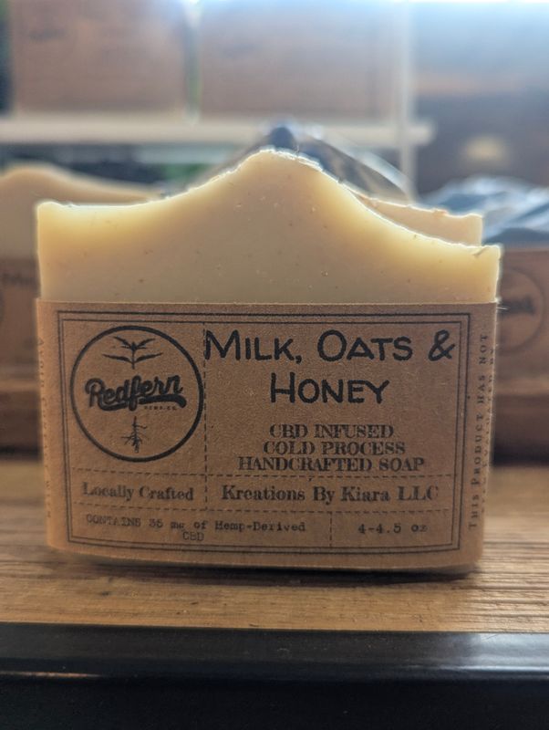 Milk, Oats & Honey CBD Infused Soap Bar