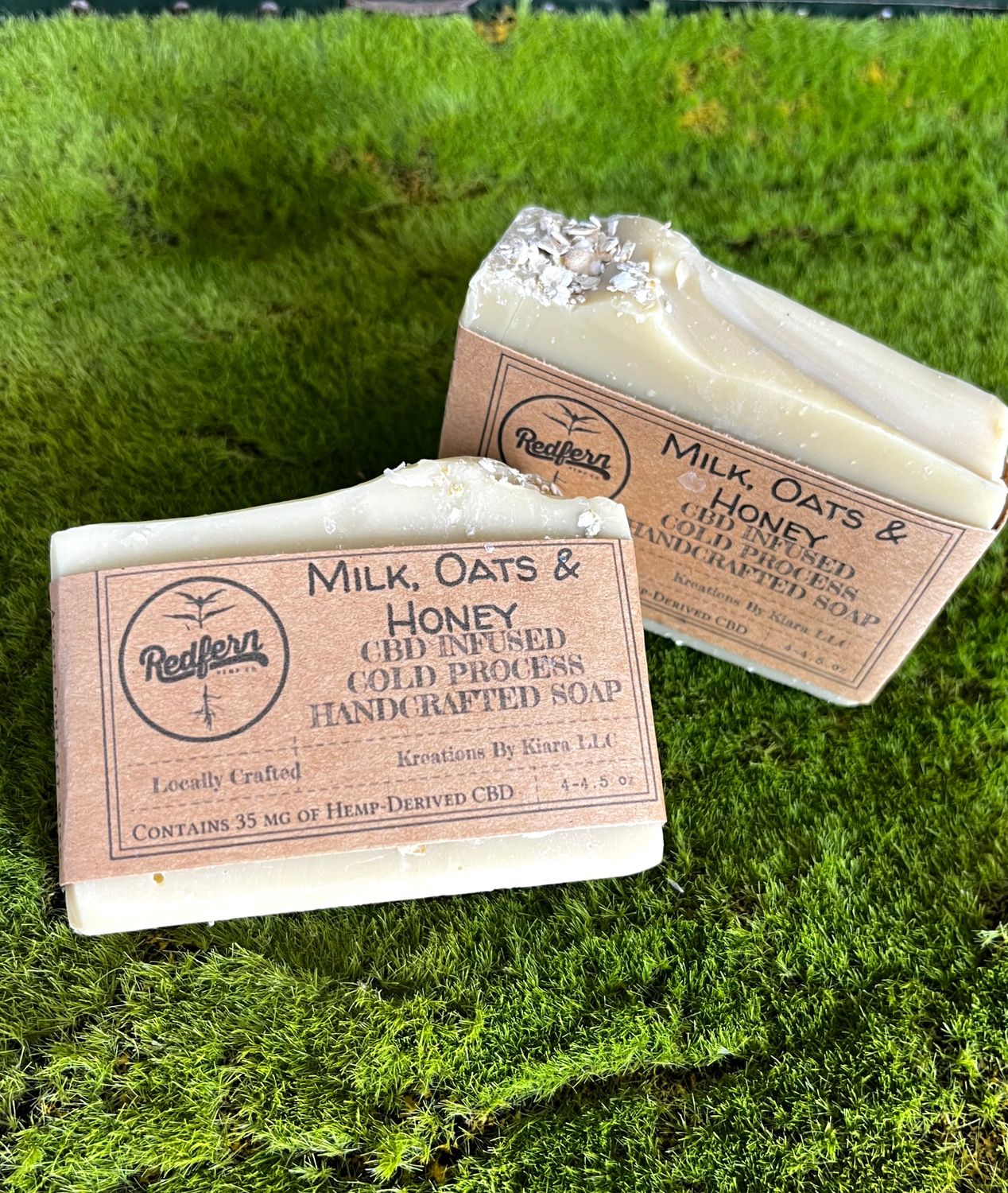 Milk, Oats & Honey CBD Infused Soap Bar
