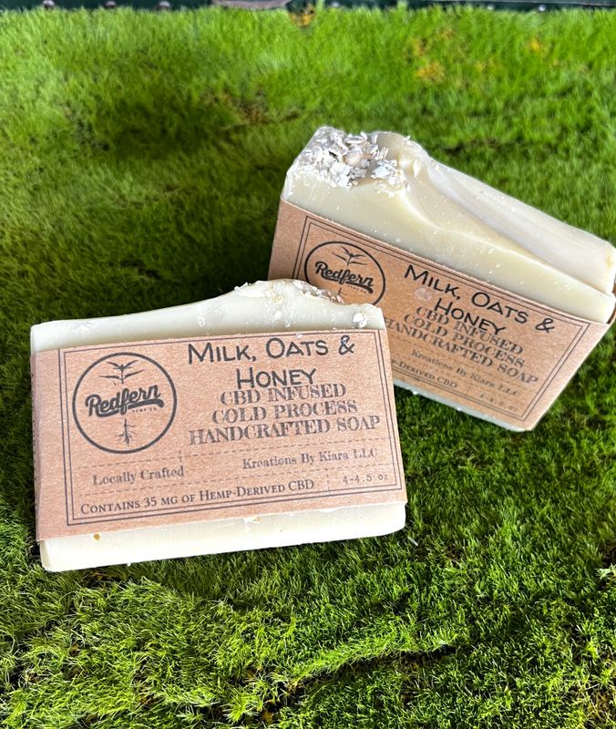 Milk, Oats & Honey CBD Infused Soap Bar