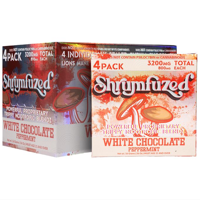 Shrumfuzed 4pk White Chocolate Peppermint