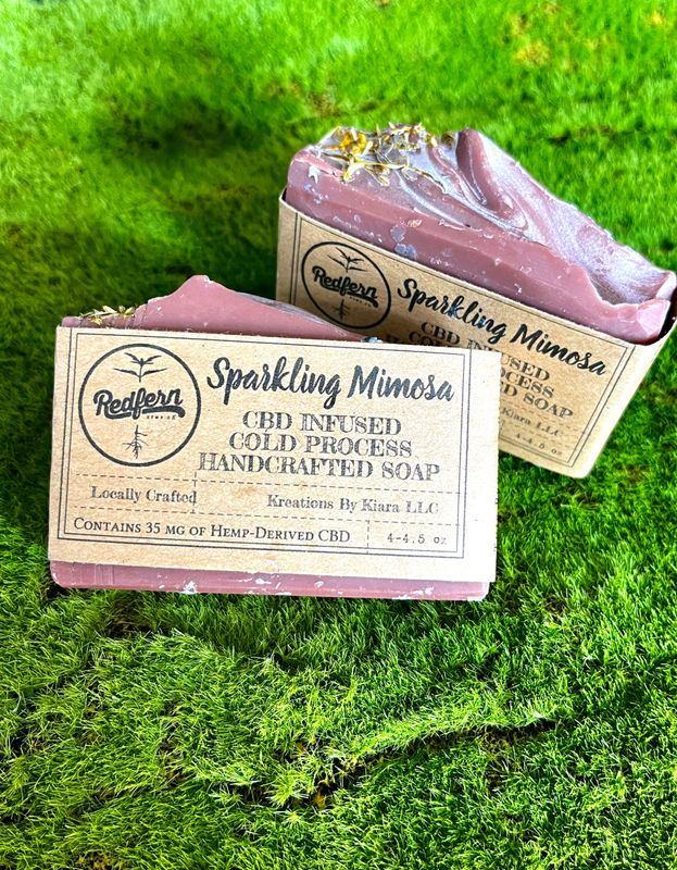 "Sparkling Mimosa" CBD Infused Soap Bar