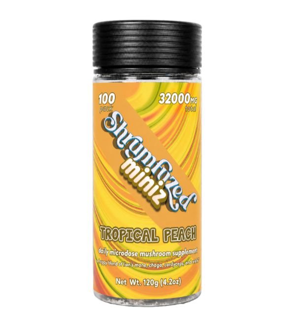 Shrumfuzed Miniz 100pk Gummies – Tropical Peach