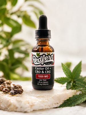 Redfern Castor Oil + CBD & CBG – 1000 mg