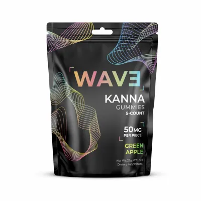Wave Kanna Gummies Green - Apple 50mg Wave Kanna Gummies Green - Apple 50mg