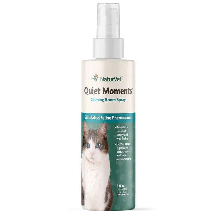 NaturVet  Quiet Moments Calming Spray for Cats