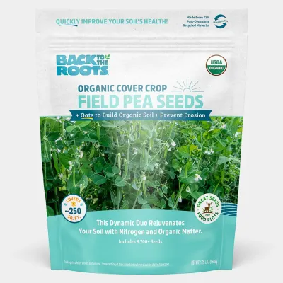 Back to the Roots Organic Field Pea (with Oats) Cover Crop Seeds Back to the Roots Organic Field Pea (with Oats) Cover Crop Seeds