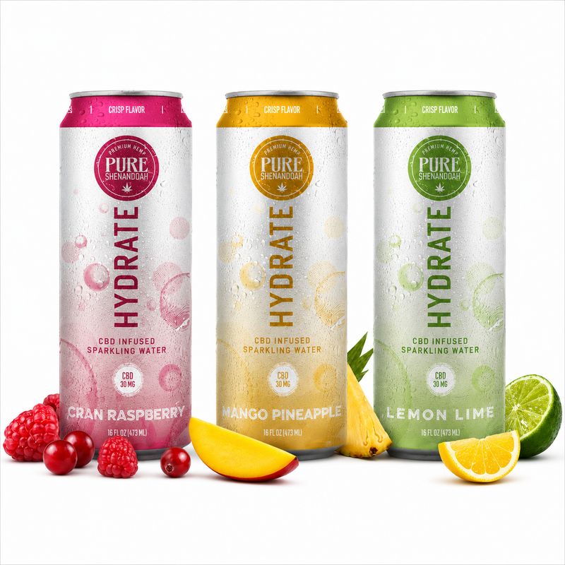 Hydrate Sparkling Waters (30mg CBD) Hydrate Sparkling Waters (30mg CBD)