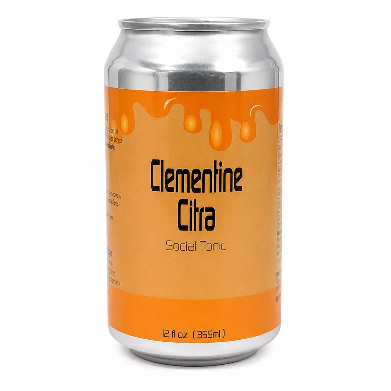 Clementine Citra Social Tonic (functional mushrooms) Clementine Citra Social Tonic (functional mushrooms)