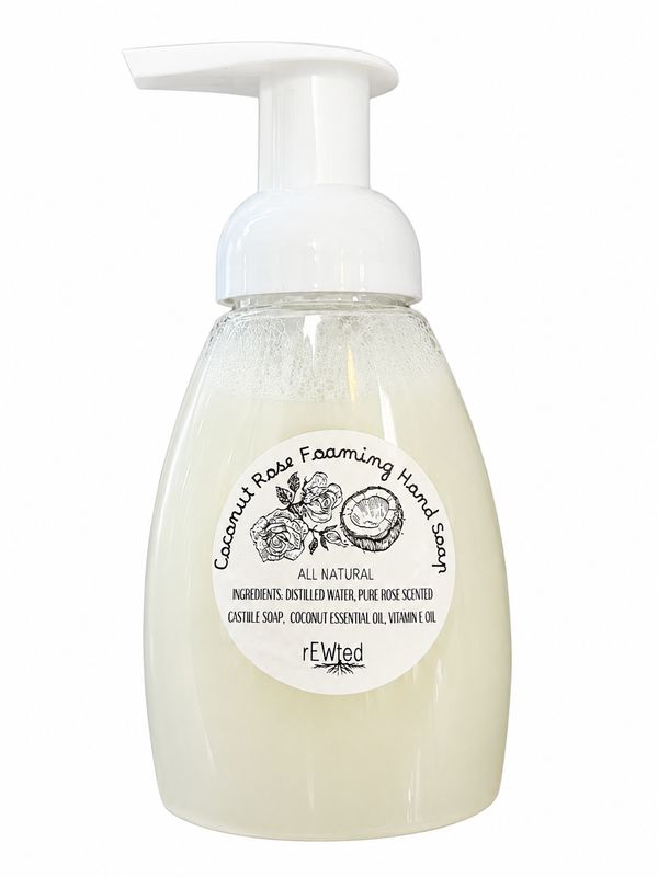 rEWted Coconut Rose Foaming Hand Soap