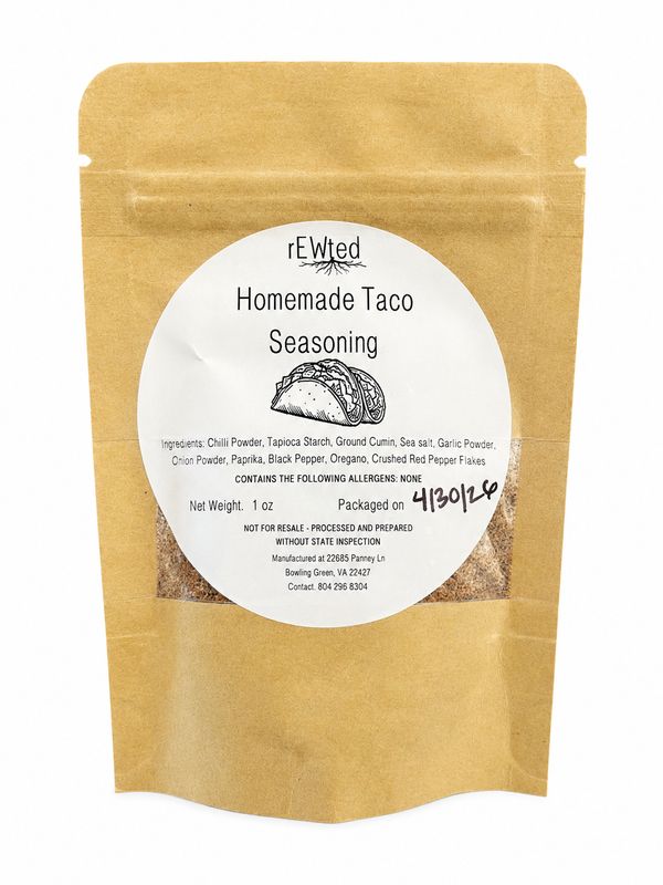 rEWted Homemade Taco Seasoning rEWted Homemade Taco Seasoning