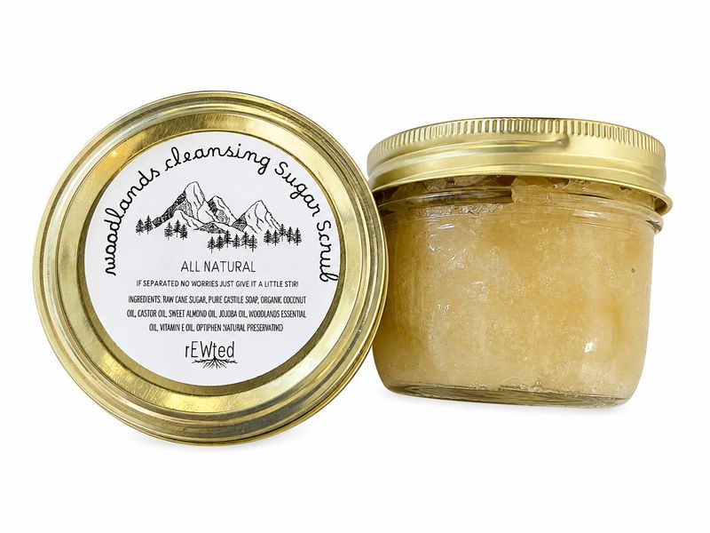 rEWted Woodlands Cleansing Sugar Scrub