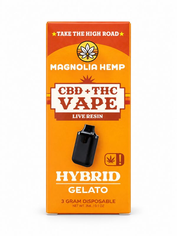 CBD - THC Vape - Gelato Hybrid CBD - THC Vape - Gelato Hybrid