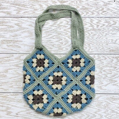 Bluebird Crochet Market Bag