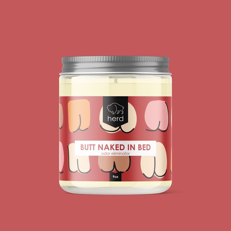 Candle - Butt Naked in Bed